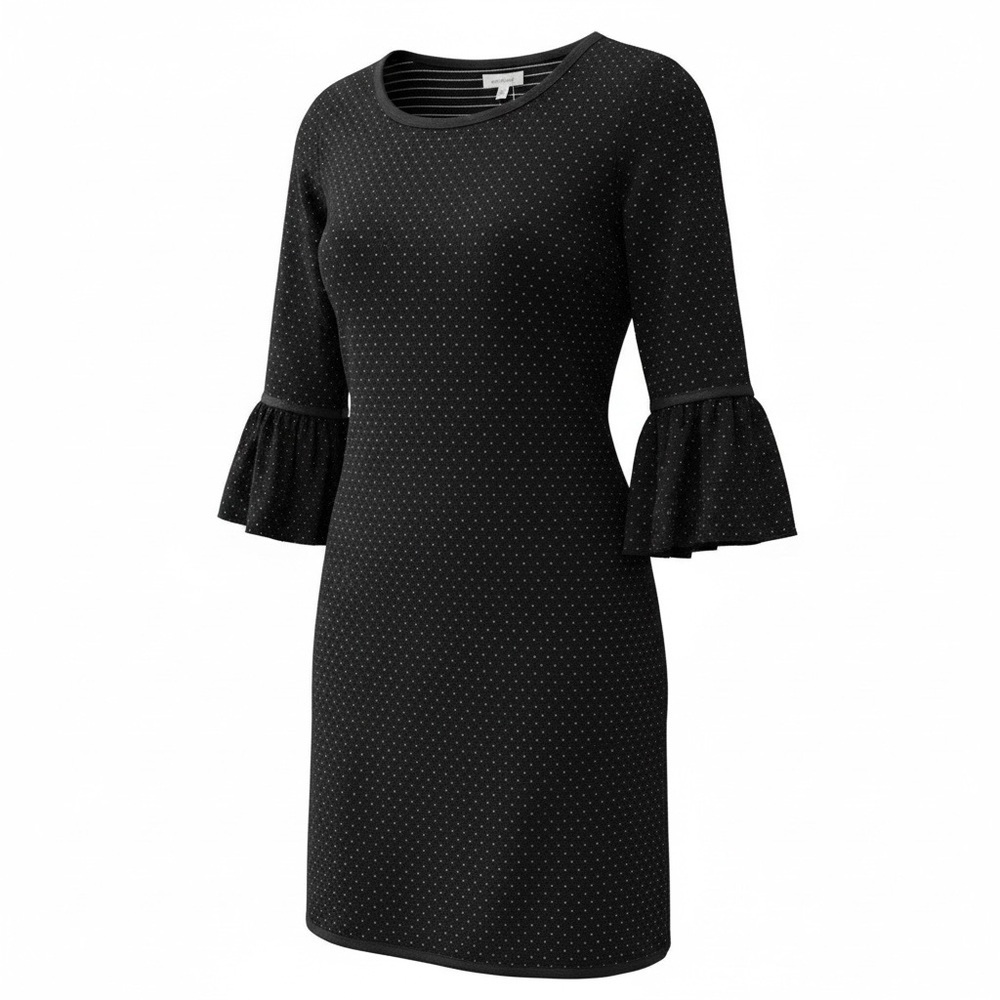 Max Studio NWT polka dot bell sleeve dress, medium